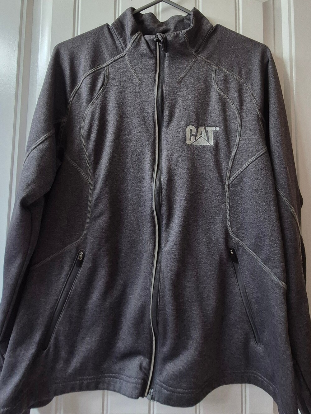 Womens CAT Branded Warm Up Jacket Size Large